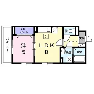 兵庫県尼崎市神田南通5【アパート】の間取り