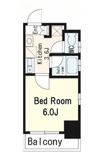 City Creation茅場町【4階】の間取り