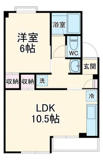 平岡ビル【3階】の間取り
