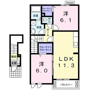 ボニートI【2階】の間取り