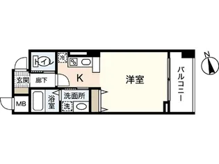カサ・ヴェルデ八丁堀【8階】の間取り