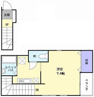 プライマル南馬込【2階】の間取り
