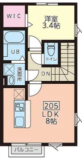CasaTera【2階】の間取り