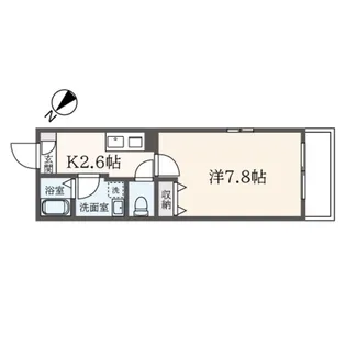 フルール山手【1階】の間取り