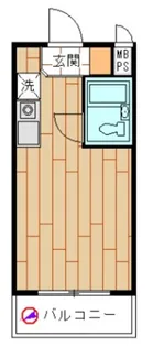 モナークマンション桜上水【3階】の間取り