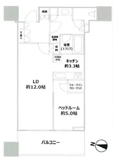 パークコート渋谷ザタワー【25階】の間取り