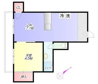 ドルチェやの【2階】の間取り