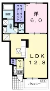 ジェルメZ B棟【1階】の間取り