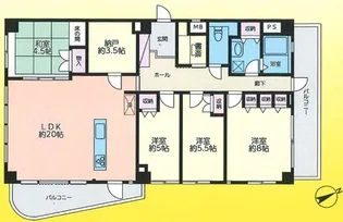 アムールM【2階】の間取り
