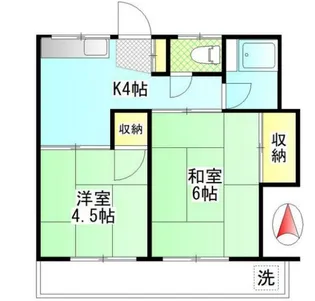 第三富士見荘【2階】の間取り