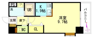 グローリ【9階】の間取り