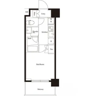 ハーモニーレジデンス武蔵小杉【3階】の間取り