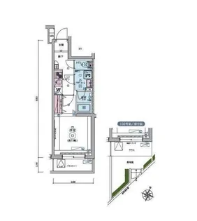 東京都品川区上大崎2【マンション】の間取り