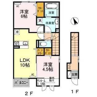 アーバンレジデンス A【2階】の間取り