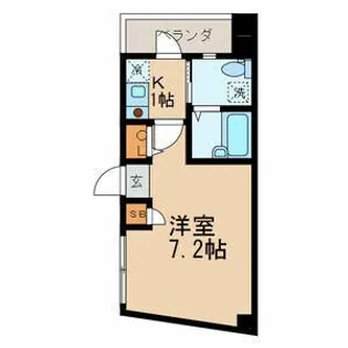 リード東中野【5階】の間取り