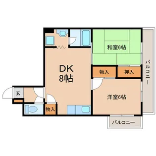 東京都江東区南砂5【マンション】の間取り