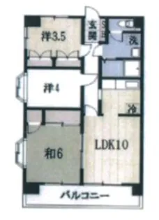 ポートアイランド坂戸【2階】の間取り