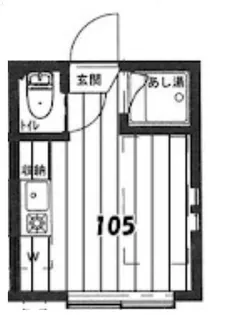 東京都新宿区上落合3【アパート】の間取り