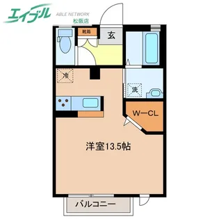 セントヒルズ上川 A棟【2階】の間取り