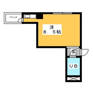 エクセルアビタシオン【4階】の間取り