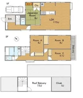 東京都西東京市泉町6【一戸建】の間取り