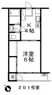 オークハイム【2階】の間取り