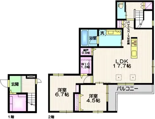 アトリオ綱島【1階】の間取り