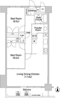 PATH横浜新子安【10階】の間取り