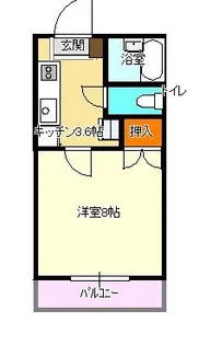 レジデンス斉藤【2階】の間取り
