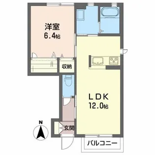 フレア中野VII【1階】の間取り