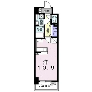 ハイド マークス【9階】の間取り