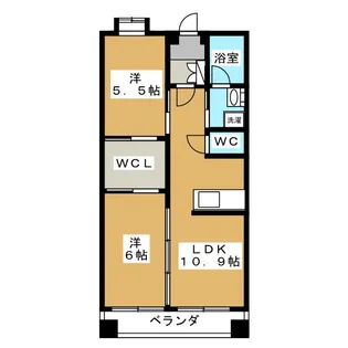 エクシード今井【2階】の間取り