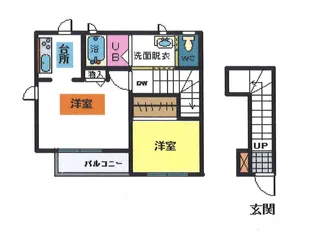 シャーメゾンレセーナ【2階】の間取り