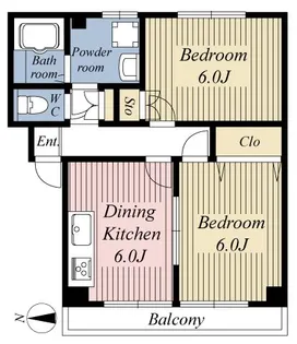 アンジュ・S【2階】の間取り