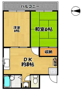 メゾンハカマダ【3階】の間取り