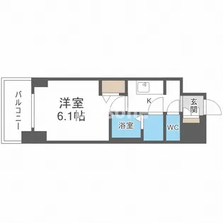 ファステート大正駅前トロフィ【5階】の間取り
