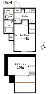 ハーミットクラブハウス横浜【2階】の間取り