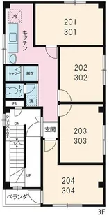 TCRE文京白山【3階】の間取り