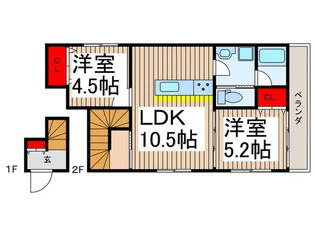 仮)nanafuku【2階】の間取り