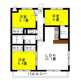 セントラル・フェスタIV【2階】の間取り