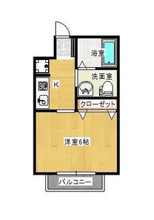 メゾン・ルベール B棟【1階】の間取り