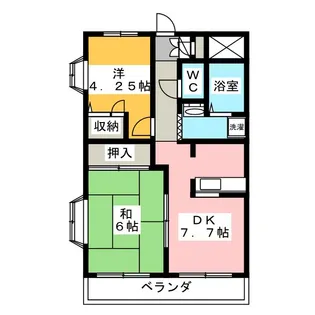 第5本多ビル【3階】の間取り