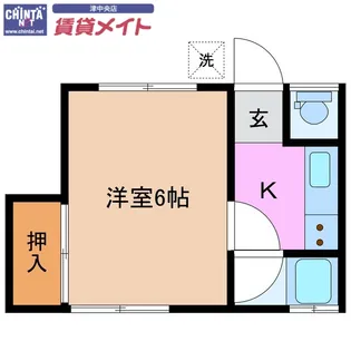 ウルドミール江戸橋【3階】の間取り