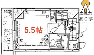 菱和パレス横浜壱番館【6階】の間取り