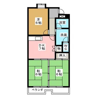 ガーデンハイツエクレール【3階】の間取り