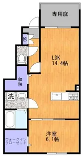 エルシェ鶴見【1階】の間取り