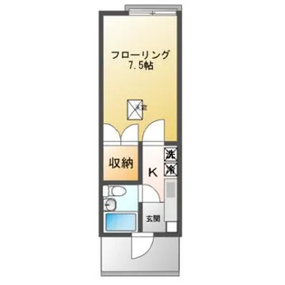 コーポ中村【2階】の間取り