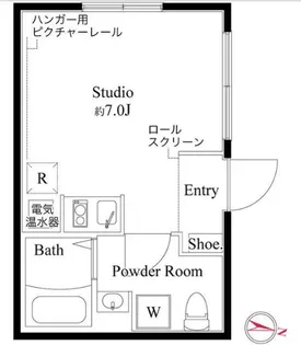 CASA PIAZZA 門前仲町【4階】の間取り