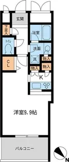 メトロタワー山下町【6階】の間取り