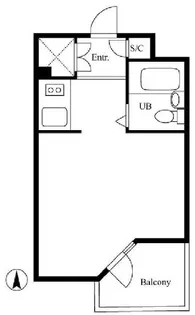 コート桜上水【1階】の間取り